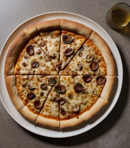 Cheesy Mushroom Pizza/Sun-Dried Toms recipe image