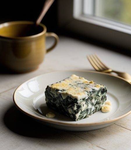 Cheesy Spinach Bake recipe image