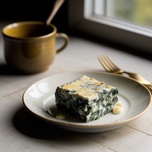 Cheesy Spinach Bake recipe image