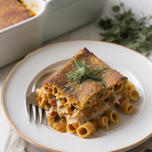 Cheesy Tomato & Turkey Bake recipe image