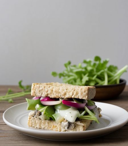 Cheesy Vegetable Sandwiches recipe image