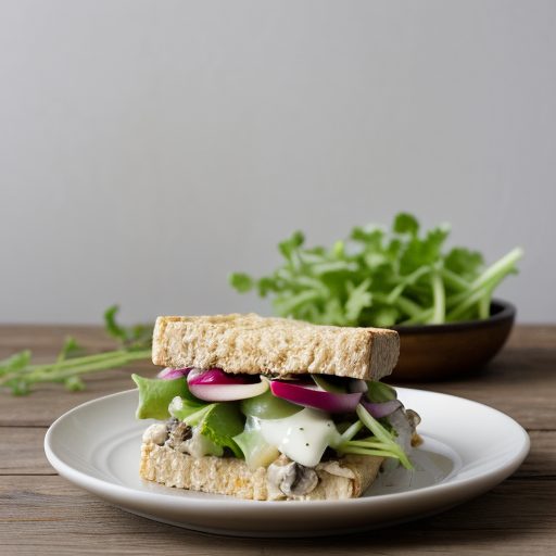 Cheesy Vegetable Sandwiches recipe image