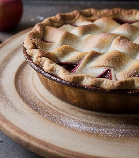 Chef Freddy's Apple Rhubarb Pie recipe image