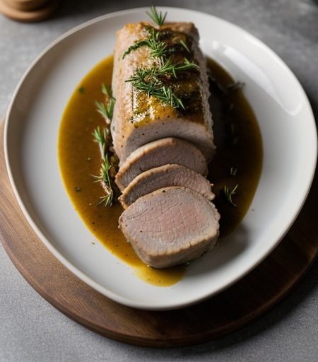 Chef Stewart Webb's Roast Pork Tenderloin recipe image