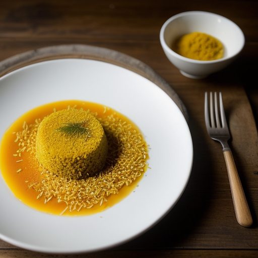 Chelo Seebzamini (Steamed Rice With Saffron P recipe image