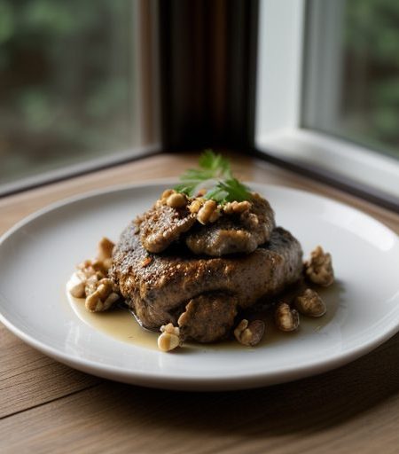 Chenagi (Chicken and Walnut Appetizer recipe image