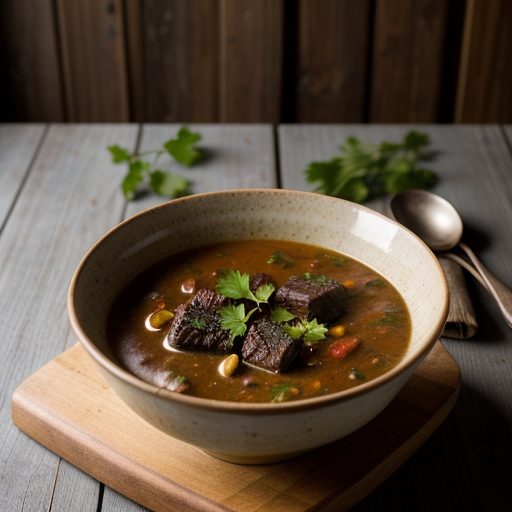 Cherokee Pepper Pot Soup (AI recipe image