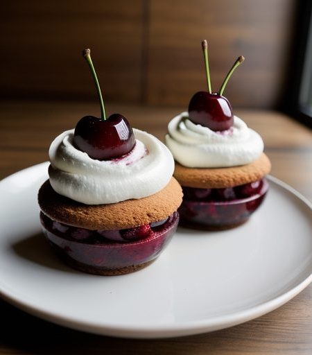 Cherries & Cream Parfaits recipe image