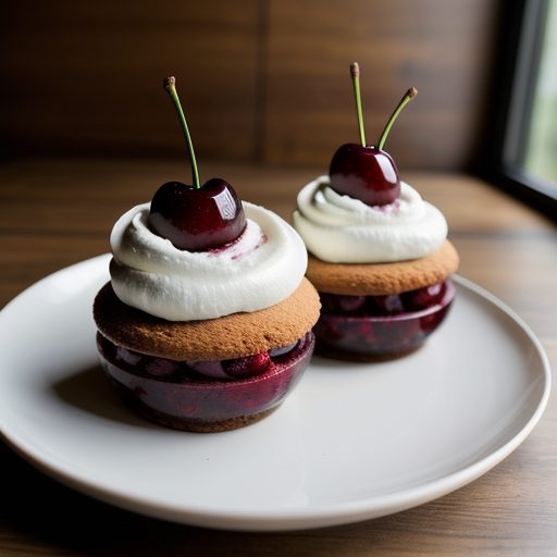 Cherries & Cream Parfaits recipe image