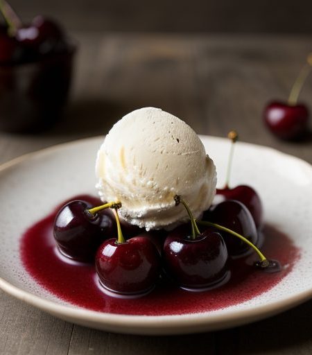 Cherries Jubilee recipe image