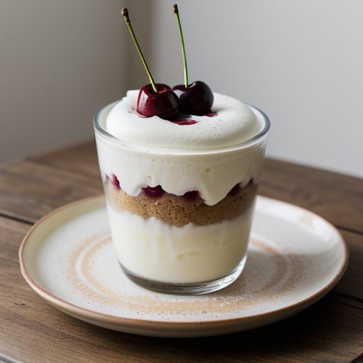 Cherries and Cream Parfaits recipe image