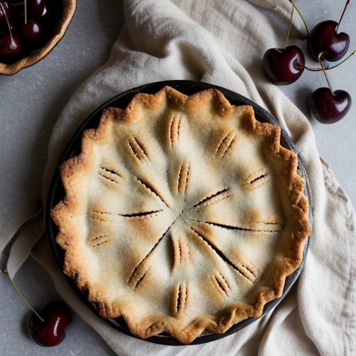 Cherry Almond Pie recipe image