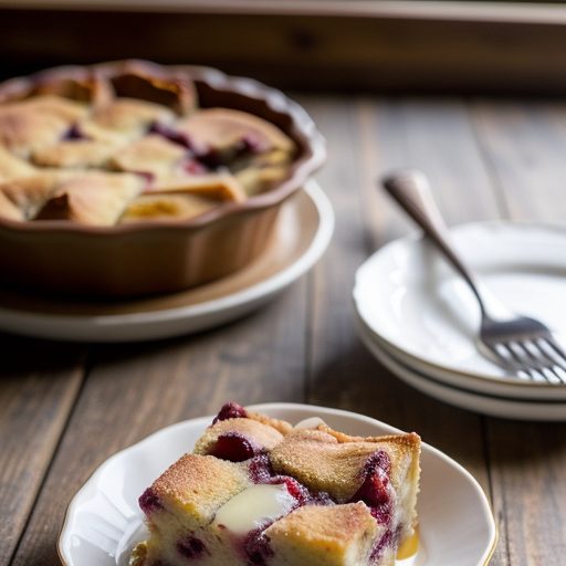Cherry Bread Pudding recipe image