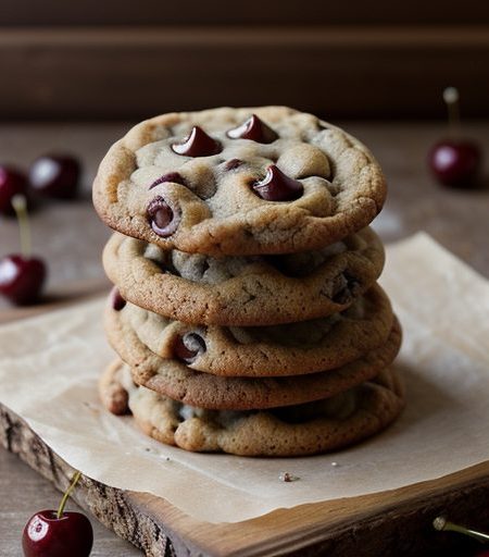 Cherry Chocolate Chip Cookies recipe image