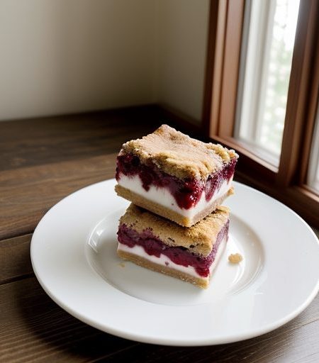 Cherry Cranberry Dessert Squares recipe image