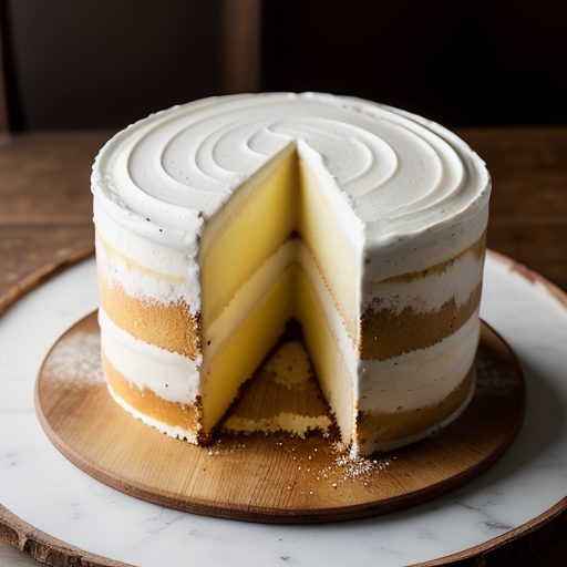 Cherry Cream Angel Cake recipe image