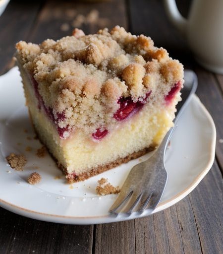 Cherry Crumb Coffee Cake recipe image
