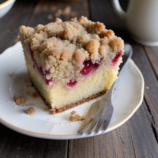 Cherry Crumb Coffee Cake recipe image