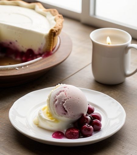 Cherry Ice Cream recipe image