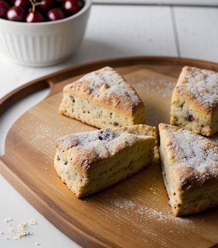 Cherry Lime Scones - Martha Stewart Living recipe image