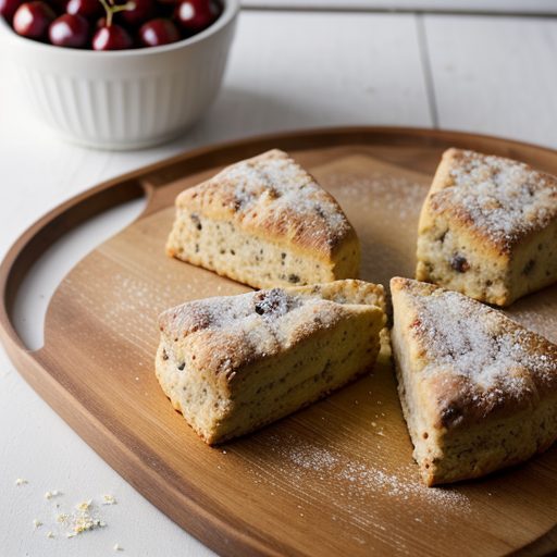 Cherry Lime Scones - Martha Stewart Living recipe image
