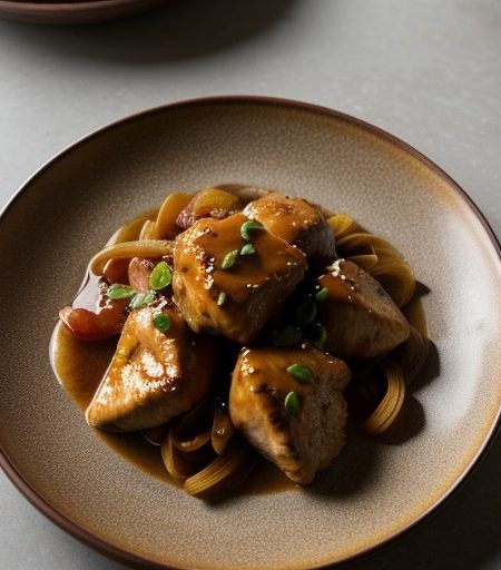 Cherry Orange Chicken recipe image