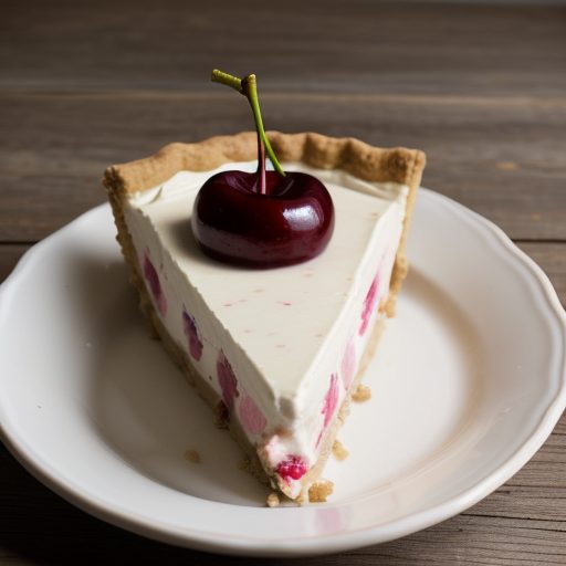 Cherry Parfait Ice Cream Pie recipe image