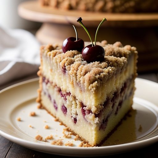 Cherry Streusel Coffeecake recipe image