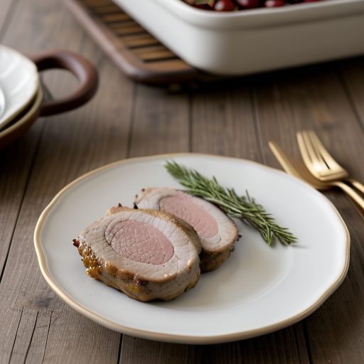 Cherry-Stuffed Pork Tenderloin recipe image