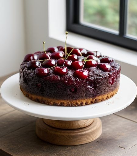 Cherry Upside Down Cake-- G.BIRR recipe image