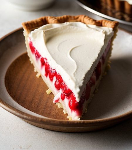Cherry Vanilla Ribbon Pie recipe image