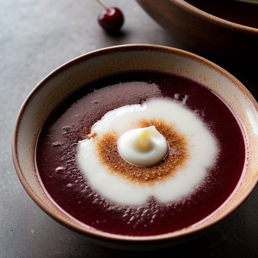 Cherry-Wine Soup recipe image