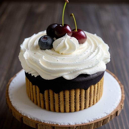 Cherry or Blueberry Topped Ice Box Cake recipe image