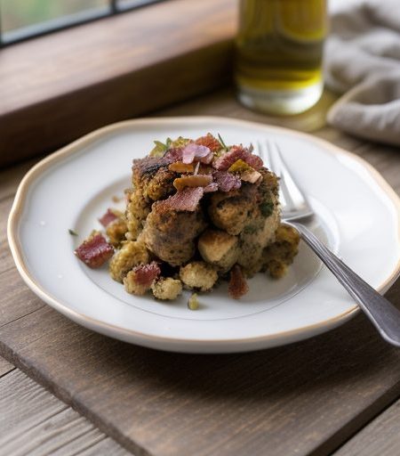 Chestnut~ Bacon & Thyme Stuffing recipe image
