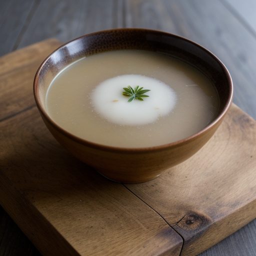 Chestnut Broth With Soft Spices recipe image