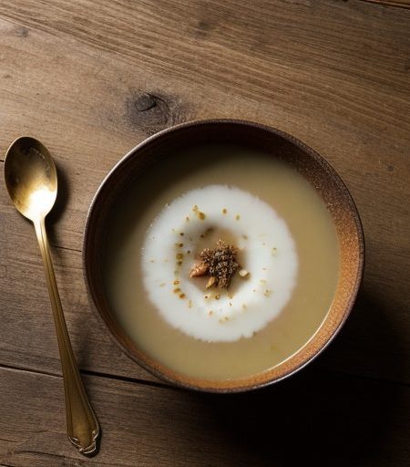 Chestnut Soup With Amaretto recipe image