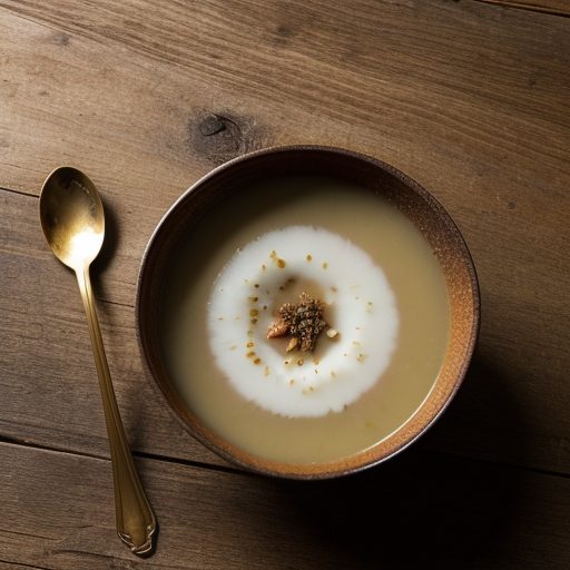 Chestnut Soup With Amaretto recipe image