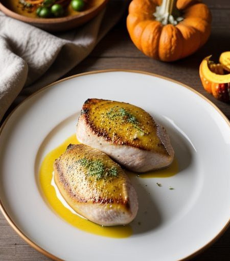 Chevre Chicken Breasts With Squash recipe image