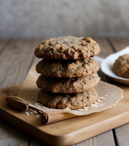 Chewy Apple & Oatmeal Cookies recipe image