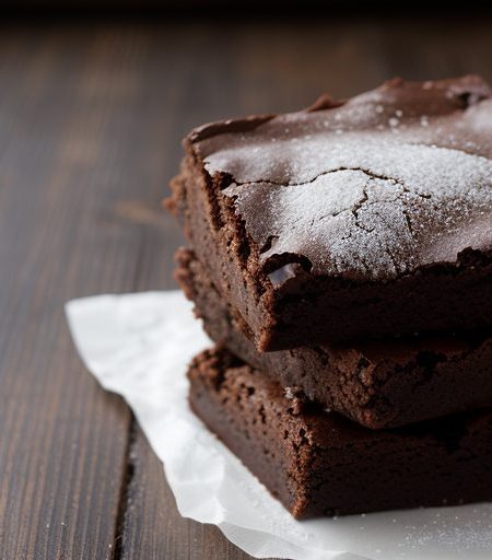 Chewy Brownies From _100% Pleasure_ recipe image