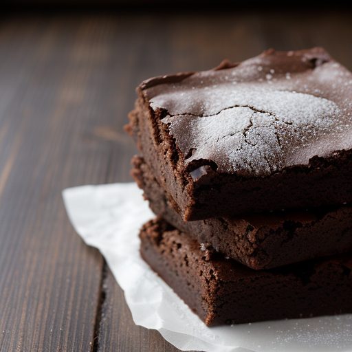 Chewy Brownies From _100% Pleasure_ recipe image