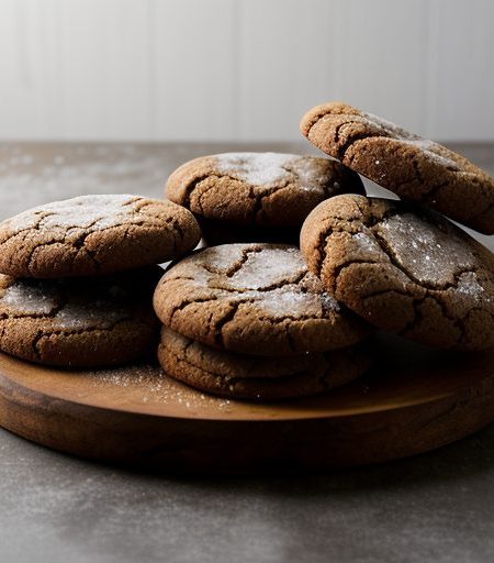 Chewy Molasses Cookies recipe image