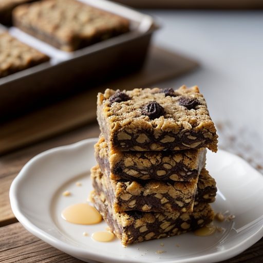 Chewy Oatmeal Raisin Bars recipe image