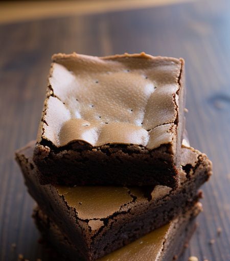 Chewy Peanut Butter Brownies recipe image