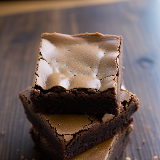 Chewy Peanut Butter Brownies recipe image
