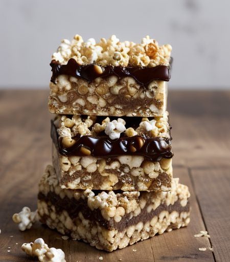 Chewy Popcorn Bars recipe image