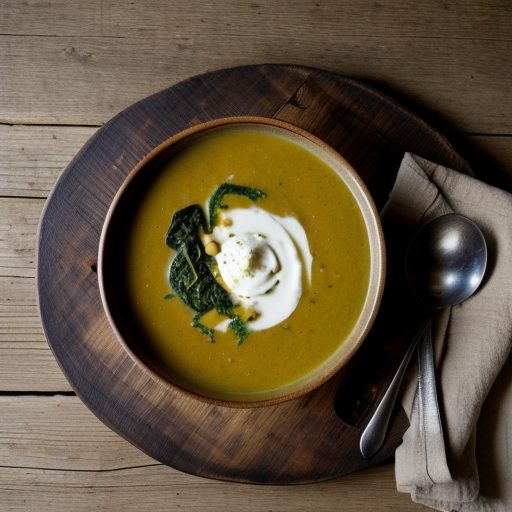 Chick Pea & Spinach Soup recipe image