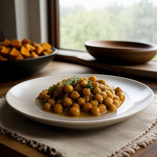 Chick Pea & Yam Stew recipe image