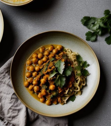 Chick Pea - Zucchini Curry recipe image