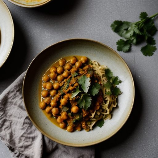 Chick Pea - Zucchini Curry recipe image